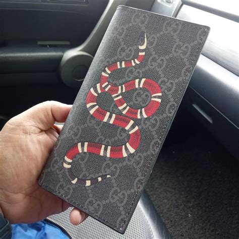 gucci kingsnake wallet|Gucci wallet snake cheap.